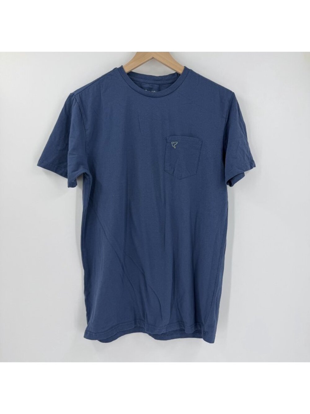 Birddogs Gray Blue Pocket Cotton Blend T-Shirt Men's L